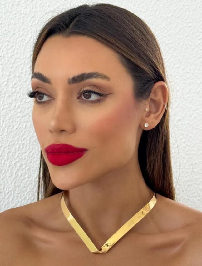 Choker Aro Folheado a Ouro 18k Stella